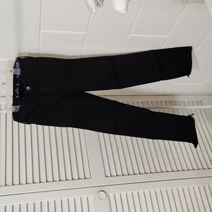 Hollister black high rise slim straight jeans